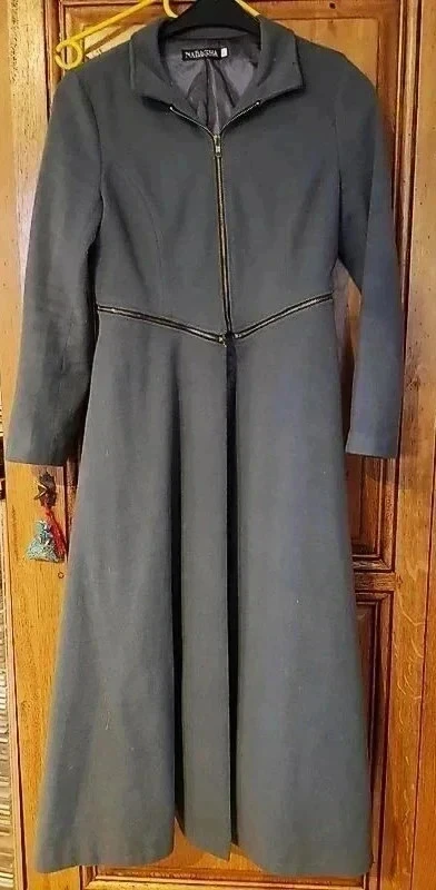 Lange grijze jas die kan worden omgevormd tot een nieuwe blazer – photo 13